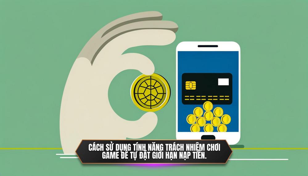 Cách sử dụng tính năng Trách nhiệm chơi game để tự đặt giới hạn nạp tiền.